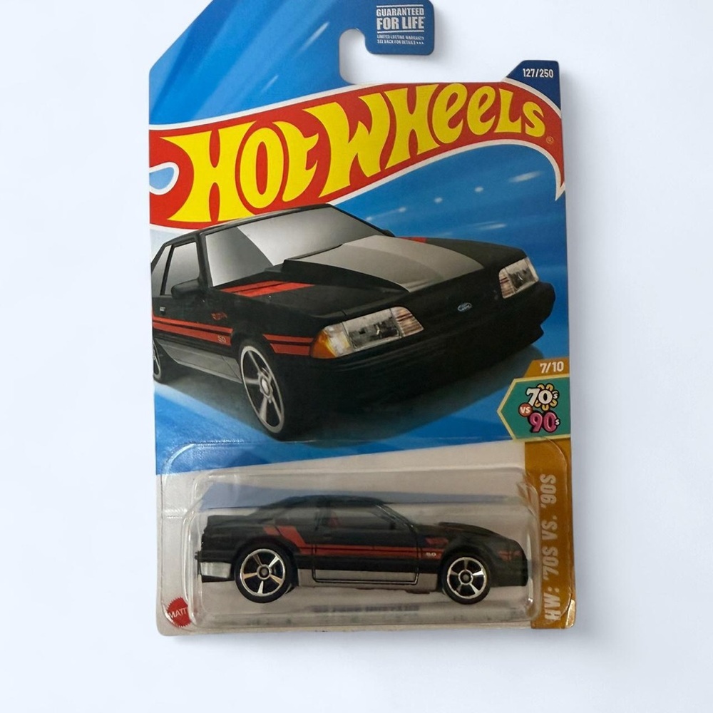 Mattel Hot Wheels Black and Red Sports Car
